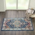 thumbnail image 6 of Nourison Global Vintage Traditional Blue/Multicolor 2' x 4' Area Rug, (2' x 4'), 6 of 8