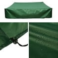 thumbnail image 3 of Waterproof UV Protection Sandbox Cover, Oxford Fabric with Drawstring, Green, 120x120cm, 3 of 5