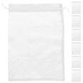 thumbnail image 1 of KAKOWELY 25 bolsas de organza blancas, bolsas de malla con cordón, bolsas para joyas navideñas, bolsas de dulces, bolsas reutilizables para guardar regalos de cumpleaños, fiestas, bodas y regalos., 1 of 4