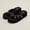Bee chain black, variant on Wedge Flip Flops for Women, Beach Sea Shell Starfish Pearl Decor Platform Sandals, 3-5CM Mid Heel Mesh Strap Summer Casual Anti-Slip Wedge Thong Sandals