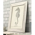 thumbnail image 3 of Seahorse Artwork - 11x14 Unframed Art Print - Great Beach House Wall Decor, 3 of 6