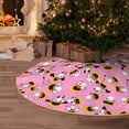 thumbnail image 4 of Salouo Funny corn spider web A Christmas Tree Skirt 48" Farmhouse Christmas Decorations Snowman Xmas Tree Skirt Tree Mat for Holiday Party Decor, 4 of 8