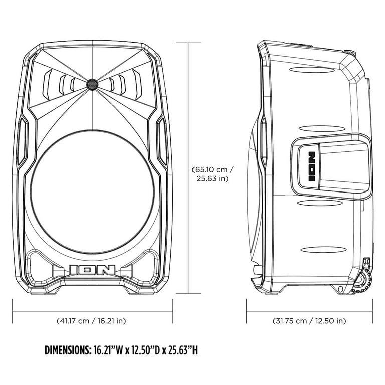 ION Audio Total PA Apex Battery-Powered PA Speaker with Microphone