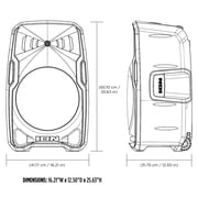 ION Audio Total PA Apex Battery-Powered PA Speaker with Microphone and Lights