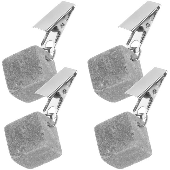 4-Pack Heavy Duty Tablecloth Clips for Outdoor Use, Window Curtain Weights, Secure Table Covers, Windproof Table Holders