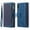 Blue, variant on Dteck Crossbody Wallet Case for iPhone X with Card Slot Holder, PU Leather Zip Pocket Folio Purse Flip Case Magnetic Closure Handbag with Detachable Lanyard Strap for iPhone XS/X,Purple