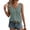 Army Green, variant on Women's Eyelet Embroidery Tank Tops with V Neck and Button Down Front Featuring Loose Sleeveless Silhouette Army Green L