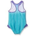 thumbnail image 2 of Disney Princess Girls' Toddler Ariel Ruffle Swimsuit, Seafoam Green, 2T, 2 of 2