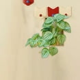 thumbnail image 4 of TIMIFIS Wooden Hanging Decorations, Wooden Rectangular Photo Frame Hanging Decorations High Class Feeling Living Room Green Wall Decorations Faux Rattan Wall Decorations Home Decor, 4 of 6