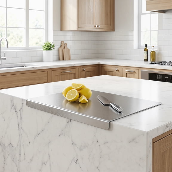 Stainless Steel Cutting Board, Metal Cutting Boards for Kitchen 11.81"x15.75"