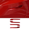 thumbnail image 1 of Real Bright Soft Car Interior Carbon Fiber Sticker DecorationRed Carbon Fiber Side Door Handle Cover Accessories For Tesla Model Y 17-22Auto Car Protection Interior Accessories, 1 of 8