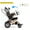 Gold, variant on Fold and Travel Manual Reclining Electric Wheelchair Lightweight Power Wheel Chair Gold