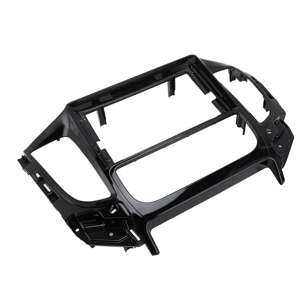 Kit de Tablero de Bisel Estéreo Doble Din Con Marco de Panel de Radio de 9 Pulgadas para Triton 2015-2018, Reemplazo de Panel de Navegación de Fascia Estéreo Con Diseño
