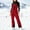 Red, variant on Snow Pants Womens Sevevn Women's Snow Ski Overalls Windproof Insulated Romper Snowpants