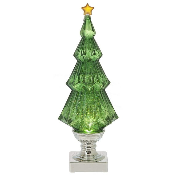 Ganz Lighted LED Shimmer Green Tree
