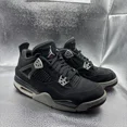 thumbnail image 1 of Ni - ke Size 7 - Ni - ke Air Jordan 4 Retro SE GS Black Canvas Men's Shoes - DV0553 006, 1 of 5