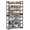 Ink Black, variant on Nunsino Shoe Rack for Closet, Metal Shoe Organizer, 8 Tier Garage Shoe Rack Max Holds 40 Pairs,Shoe Storage shelf,Entryway, Black