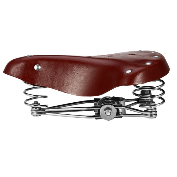 HOMEMAXS Imitation Seat Bike Wide Dark Brown Bicycle Cycling