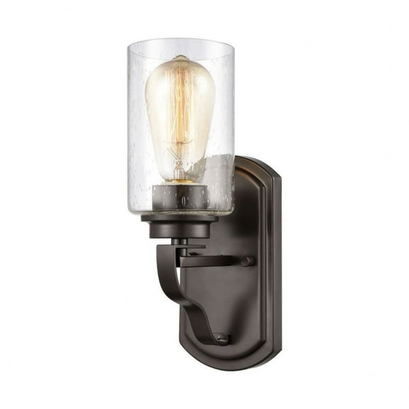 Elk Home 4.25-Inch Wide Market Square Sconce, Oil Rubbed Bronze