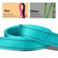 thumbnail image 2 of Jumpress Reflective Dog Collar and Leash set, Durable Padded Large Dogs Collar and 5ft Leash, Teal,L, 2 of 7