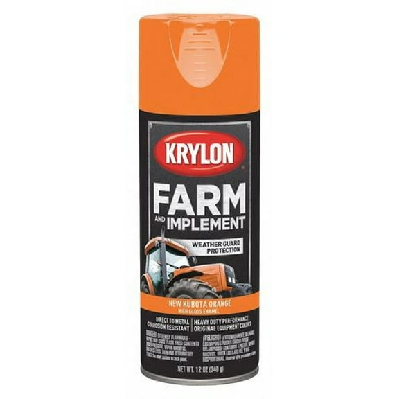 Krylon Farm and Implement Orange High Gloss 12 oz Spray Paint