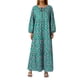 thumbnail image 1 of Txlixc Vestido Largo con Estampado Geométrico para Mujer, Vestido Suelto de Manga Larga con Escote en V para Primavera, Verano Txlixc Moda, 1 of 9