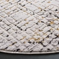 thumbnail image 3 of Safavieh Amalfi Hannan Distressed Area Rug, Cream/Charcoal, 6'7" x 6'7" Round, 3 of 11