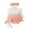 Orange, variant on ibiyuan Baby Girl Clothes Winter Outfits Fall 2 Piece Outfit, Ribbed Long Sleeve Bodysuit Houndstooth Hem Jumpsuit Skirt Outfits
