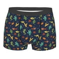 thumbnail image 5 of Uemuo Shells and Seaweed Pattern Men's Boxer Briefs,Trunk Anti-Chafing,Comfortable, Durable, and Stylish Underwear-Small, 5 of 9