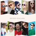 thumbnail image 2 of Gafas de Sol MEETSUN Retro Vintage Pequeñas Redondas Polarizadas UV400, 2 of 6