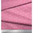 thumbnail image 3 of Soimoi Moss Georgette Fabric Snail Insects Printed Fabric 1 Yard 42 Inch Wide, 3 of 3