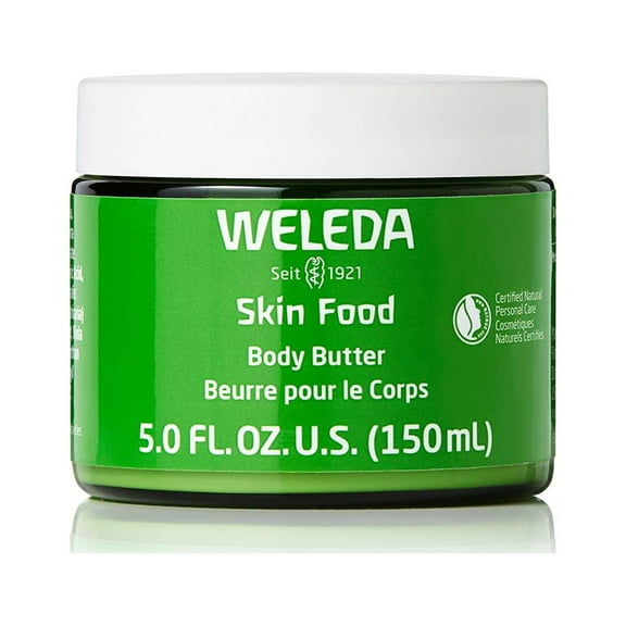 Weleda Skin Food Body DC20 Butter 5 Fluid Ounce, Sustainable Glass Jar, Plant Rich Hydrating Moisturizer with Shea and Cocoa Butter, Sweet Almond Oil and Pansy