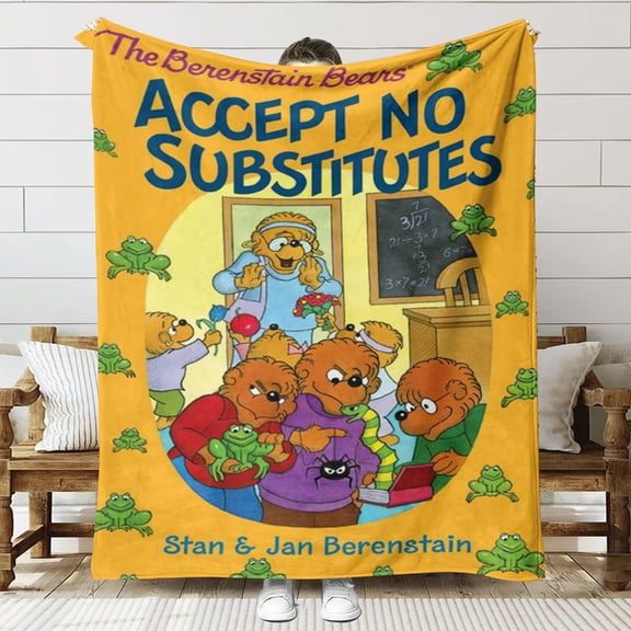 The berenstain bears Soft Cozy flannel blanket Gifts for Fans Lover Girls Boys Women Present Hoodie Him Bed 60"x80"