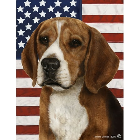 Beagle - Best of Breed Patriotic II Garden Flags