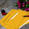 thumbnail image 5 of Gold #10 Business Color Mailing Envelopes | 4 1/8 X 9 ½ inches | 24lb Bond Bright Color Paper (90 GSM) | 50 Envelopes Per Pack, 5 of 6