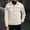 A01_Beige, variant on Lapel Fleece Shirts for Mens Open-Front Full Button Sweatshirt Relaxed Fit Ultra Soft Textured Cardigans Casual Warm Thermal Shirts Comfort Casual Long Sleeve Fall Winter Blouses