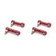 thumbnail image 4 of Vogacara Pack de 2 1/28 coches de control remoto mejora de la junta de dirección barra de enlace rojo Rojo 2piezas Vogacara CBP208150, 4 of 5