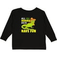 thumbnail image 3 of Inktastic Iguana Funny Pet Boys or Girls Long Sleeve Toddler T-Shirt, 3 of 5