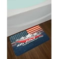 thumbnail image 2 of 4th of July Bath Mat, American Flag Backdrop with Stars and Swirled Abstract Stripes Patriotic Design, Non-Slip Plush Mat Bathroom Kitchen Laundry Room Decor, 29.5 X 17.5 Inches, Multicolor, Ambesonne, 2 of 2