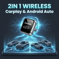 thumbnail image 2 of Mini Wireless CarPlay Adapter for Apple iPhone iOS 10+, No Delay & Plug & Play, Convert Wired to Wireless Carplay Dongle for 2026 Cars, USB-A/Type-C Port with Realtek 8730E Chip for iPhone6+, 2 of 7