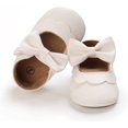 thumbnail image 4 of Baby Girls Shoes Mary Jane Flats Shoes Anti-Slip Soft Rubber Sole Toddler First Walkers Princess Dress Shoes, 4 of 6