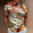 thumbnail image 2 of Sdfhsgjdh-8 Men Zipper T-shirt Summer Casual Short Sleeve T-shirt Top, 2 of 7