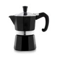 thumbnail image 1 of Cafetera Bellemain para 3 tazas, aluminio, negra, 1 of 6