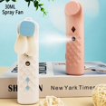 thumbnail image 2 of Mini ventilateur humidificateur portable 2 en 1, aste par USB, petit ventilateur de refroidissement, pour la maison et l'extérieur, 2 of 6