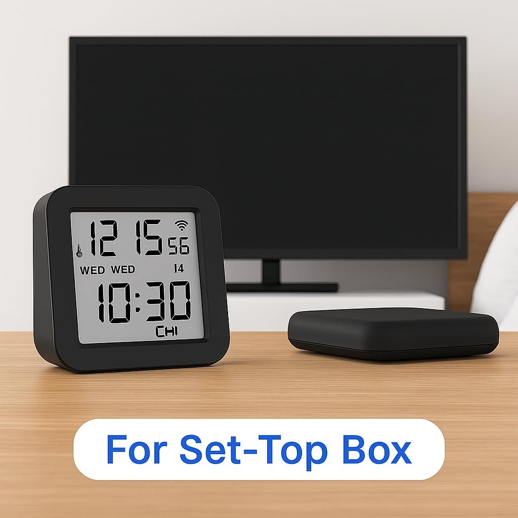 Toyanc Smart WiFi IR Remote Hub with Temperature & Humidity Sensor - 3-in-1 Universal Controller for AC, TV, Fan - Works with Alexa, Google Home & Tuya App
