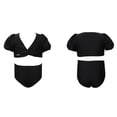 thumbnail image 6 of Shadoumai Girls Swimsuits Size 14-16 Rash Guard Bikini Sets Adjustable Straps Girls Tankini Swimsuit Two Pieces Girls Bathing Suits Size 14-16 Allover Printed Summer Girl's Swimwear, 6 of 7