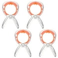 thumbnail image 1 of Shisuyan Windproof Clothes Line Clip Metal Rectangular For Families Traveling 4Pcs 12x7cm, 1 of 8