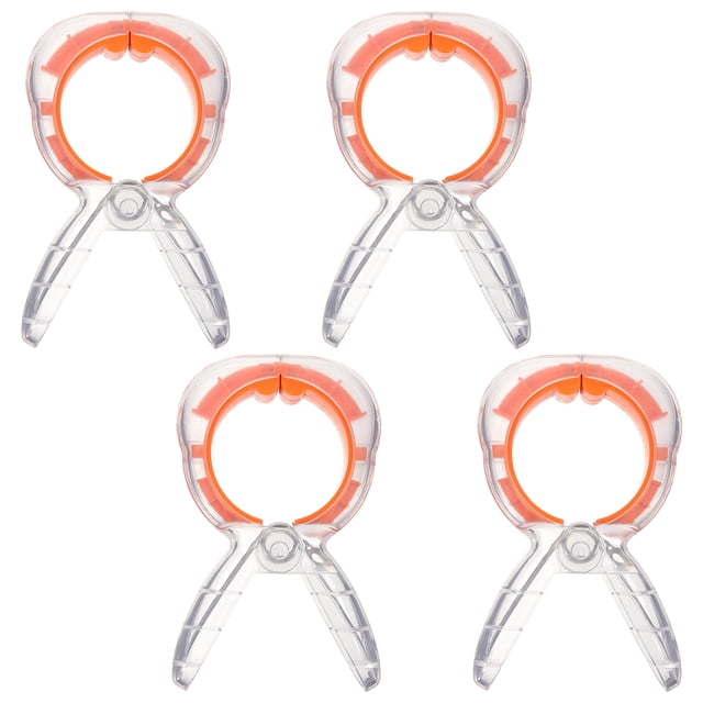 Shisuyan Windproof Clothes Line Clip Metal Rectangular For Families Traveling 4Pcs 12x7cm