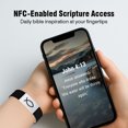 thumbnail image 2 of WIRESTER NFC Bible Verse Bracelet, Christian Inspirational Wristband Gift for Men Women Teens, Religious Friendship Accessory - God Is Love (I Can Do All Things Through Christ Who Strengthens Me), 2 of 6