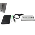 thumbnail image 2 of SANOXY USB 2.0 External 2.5-Inch HDD Enclosure Case for PC, Mac (SATA SILVER), 2 of 2